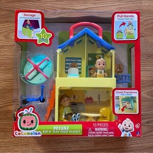 Cocomelon pop and play house with figures and accessories